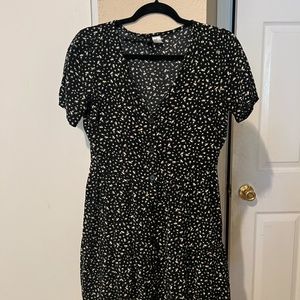 Floral Dress w/ Front Buttons